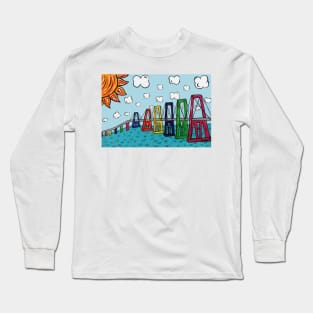 Puente sobre el Lago # 2 Long Sleeve T-Shirt